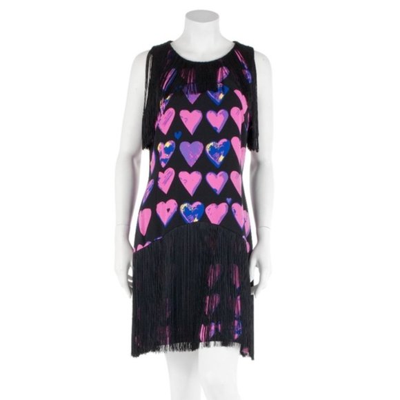 Versace H&M Heart Flapper Dress - Picture 1 of 8